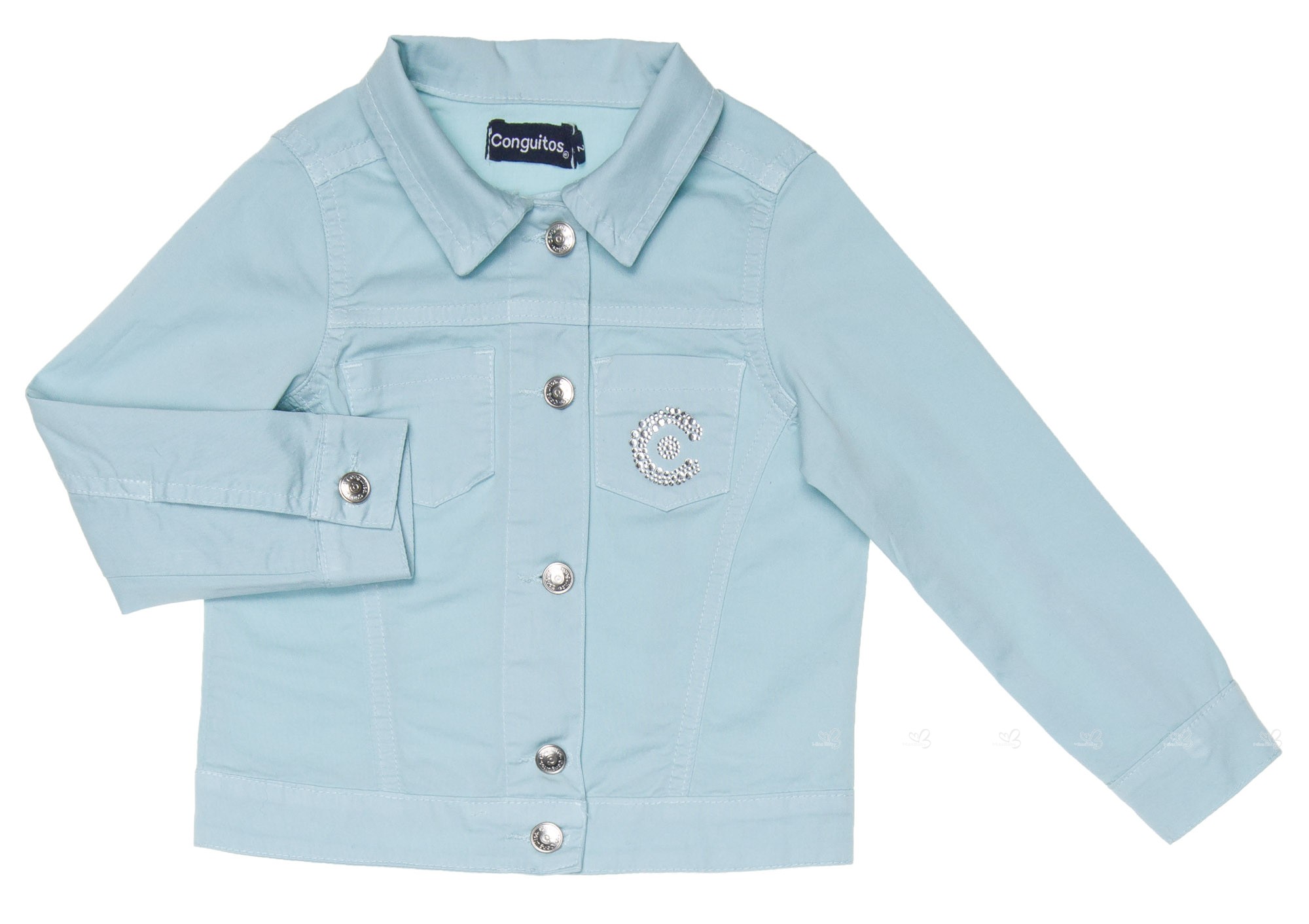 girls light blue denim jacket