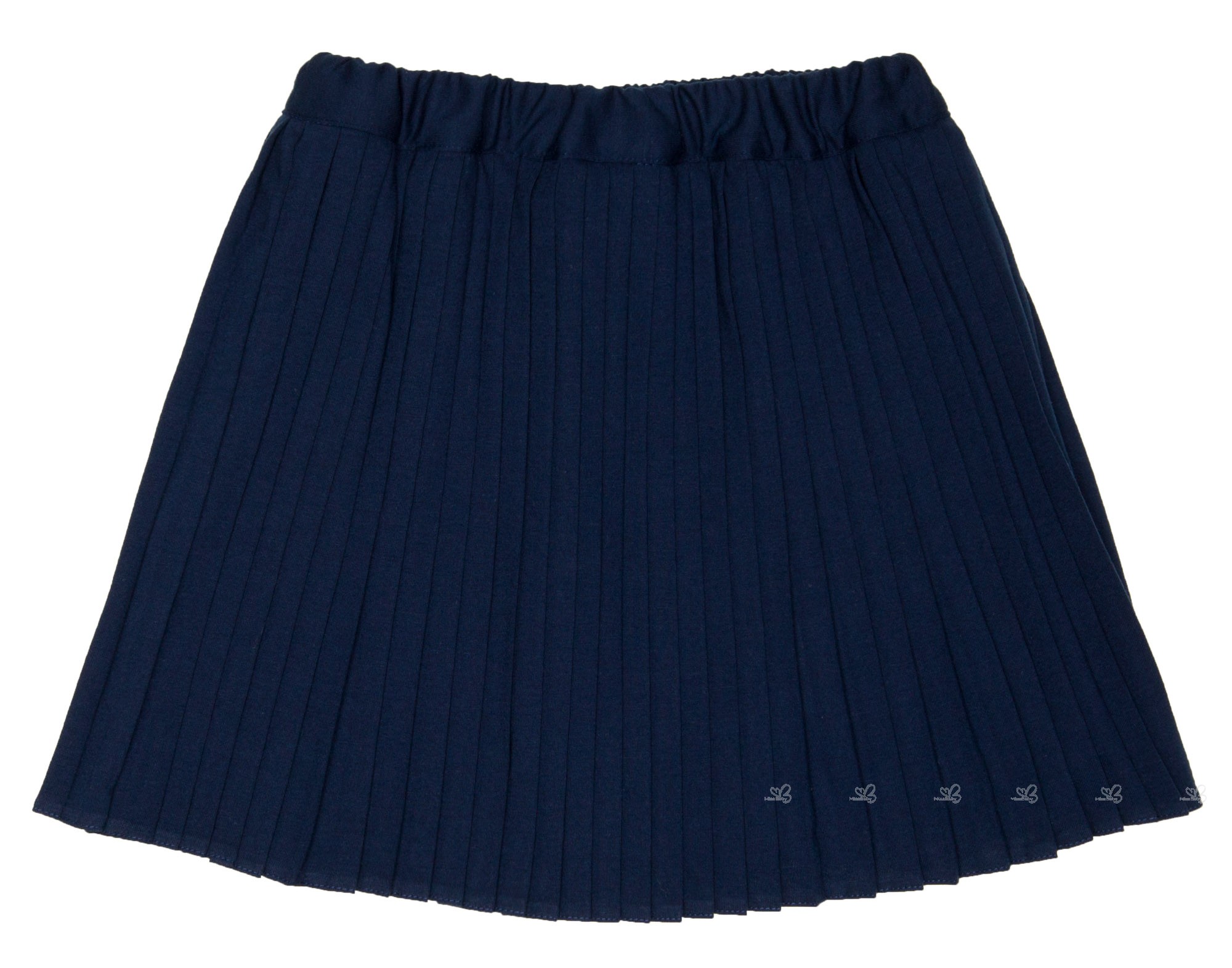 Eve Children Girls White Jersey Top & Navy Pleated Skirt | Missbaby