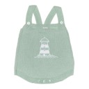 Baby Pastel Green Lighthouse Cotton Knitted Shortie